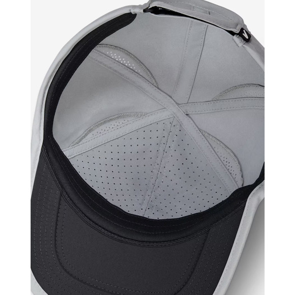 Nike Dri FIT Size M/L Club Unstructured Featherlight Cap Grey Black FB5682 073 - Picture 5 of 10